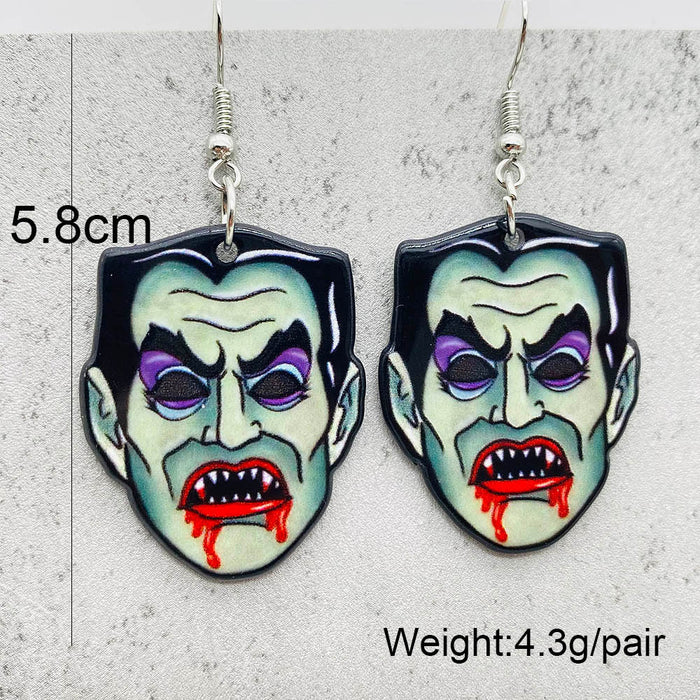 Wholesale  Horror Movie Earrings Figure Acrylic Earrings