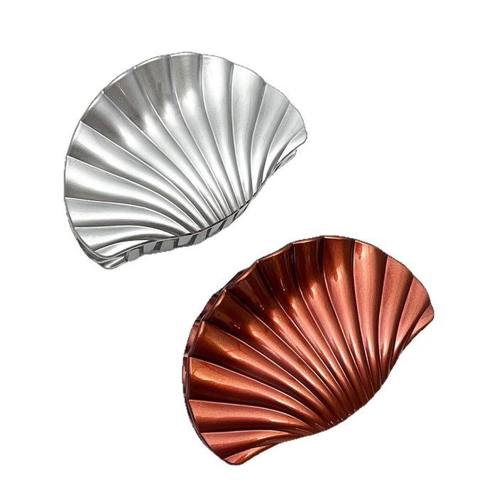 Wholesale Grab clip women's light luxury style personalized hair clip fan-shaped disc hair shark clip hair clip headband