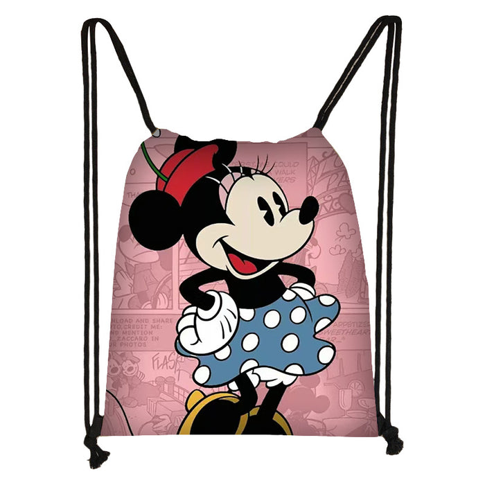 Wholesale Outdoor Portable Cute Cartoon Printed Drawstring Bag JDC-BP-Changs005