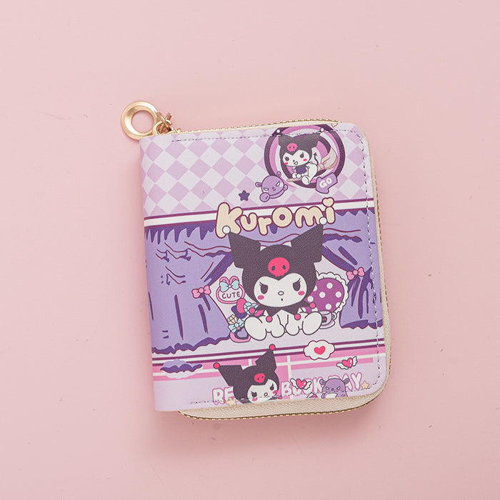 Wholesale Cartoon Anime Cute Short Zipper Wallet JDC-WT-QT014