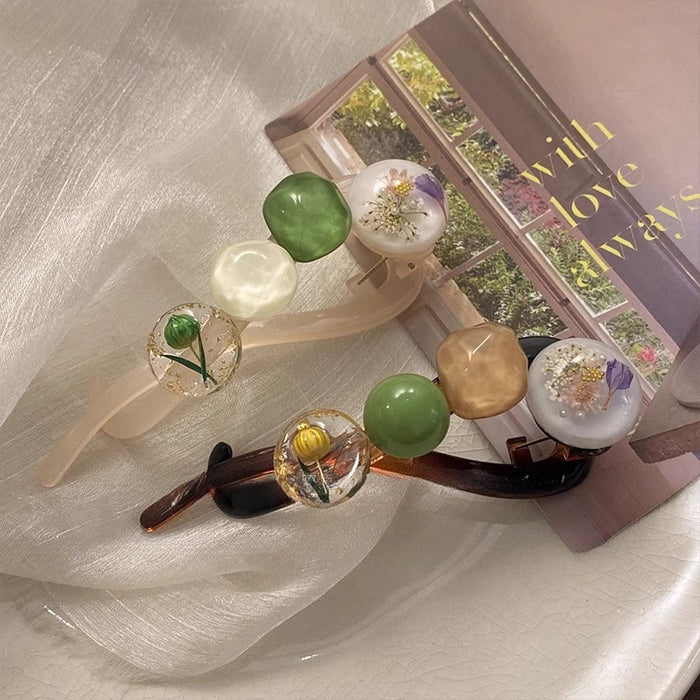 Wholesale Elegant and minimalist twist clip with a high-end feel, with a back of the head temperament and a hair clip headband