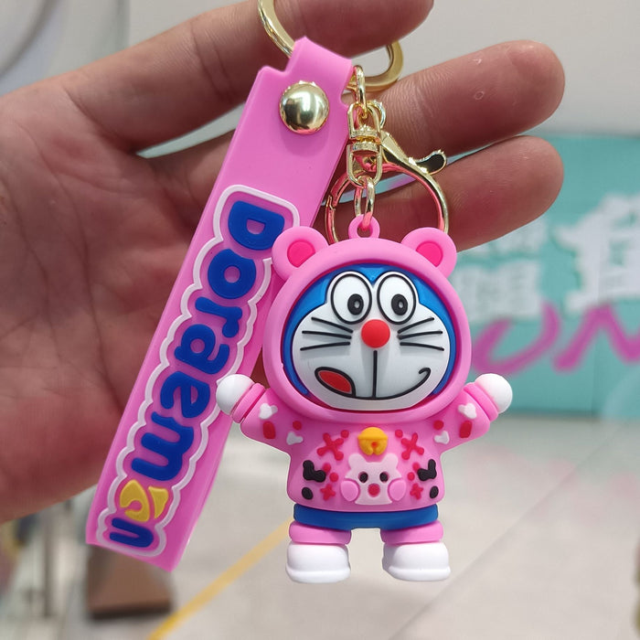 Wholesale Cartoon Silicone Doll Keychain JDC-KC-KuangK038