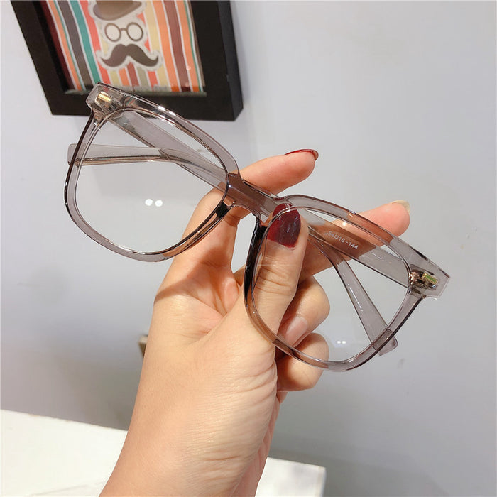 Wholesale Retro box anti blue light can be paired with myopia TR leopard print eyeglass frame