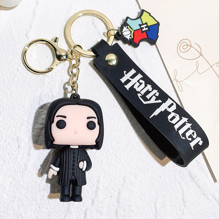 Wholesale Cartoon Anime Silicone Keychain JDC-KC-Qiwei035