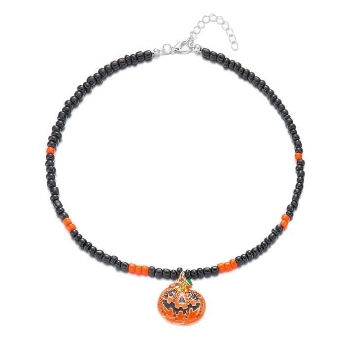Wholesale Dark Pendant Beaded Chain Necklace Jewelry Accessory Boutique Resale