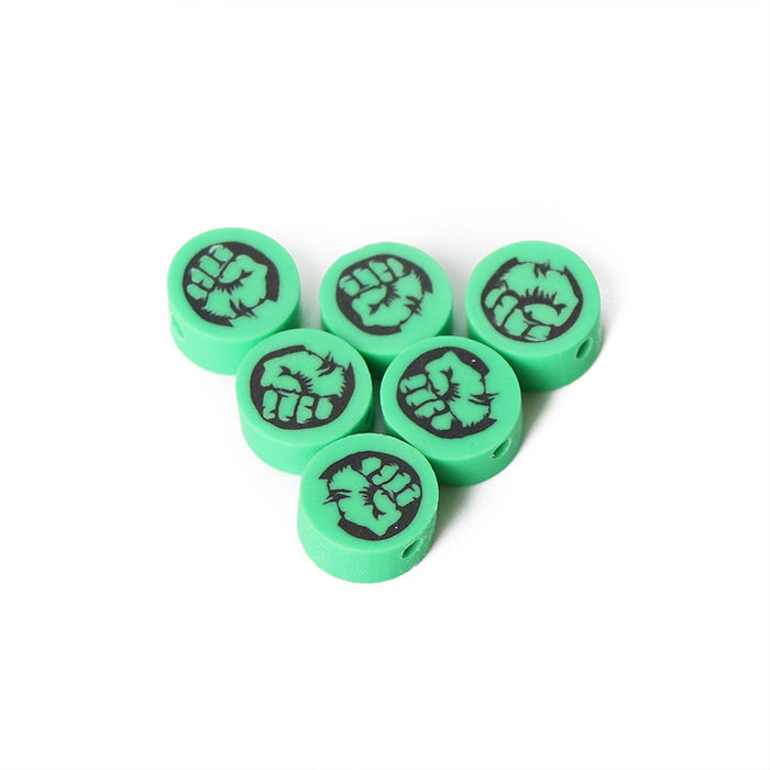 Wholesale 100pcs Cartoon Polymer Clay Beads JDC-BDS-LiuXia001