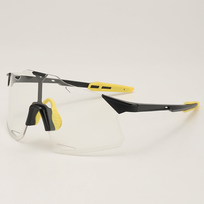 Wholesale Cycling glasses, outdoor sports, windproof and UV resistant sunglasses, frameless sunglasses, day and night dual-use