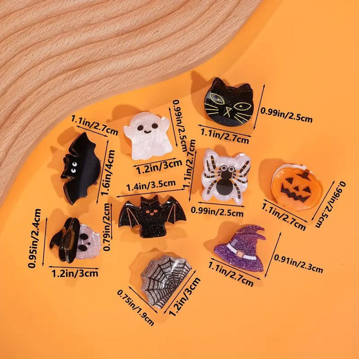 Wholesale  Clip Cartoon Ghost Black Cat Hair Clip Cute Bat  Web Bangs Clip Party Headdress