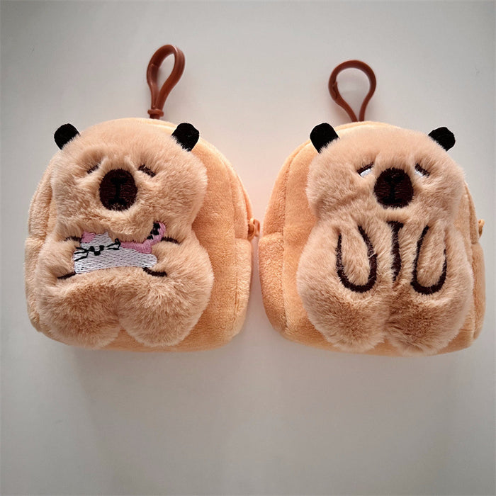Wholesale Cute cartoon plush portable mini wallet