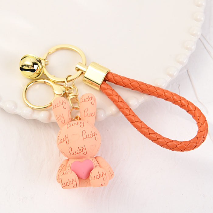Wholesale Cartoon resin keychain creative cute car keychain keychain