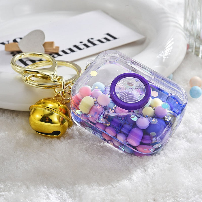 Wholesale Cute Beaded Sand Bottle Keychain