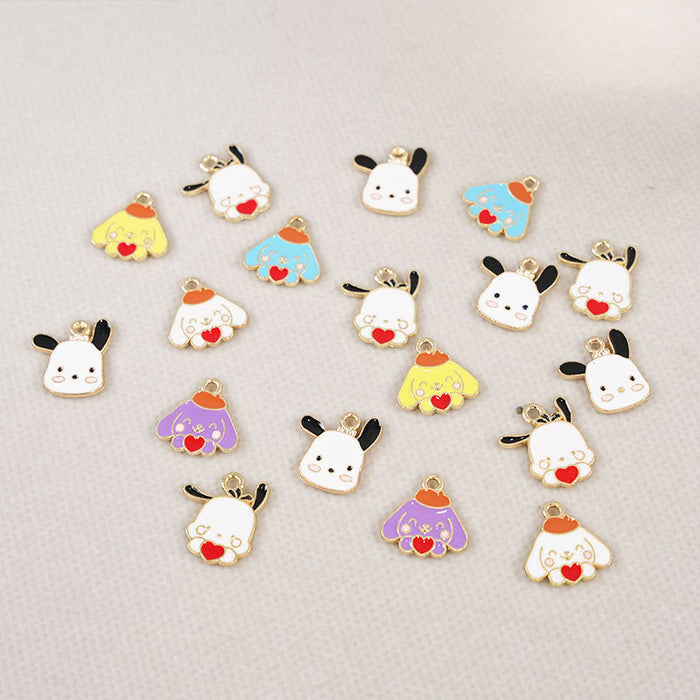 Wholesale 100 pcs Cute cartoon DIY alloy charms