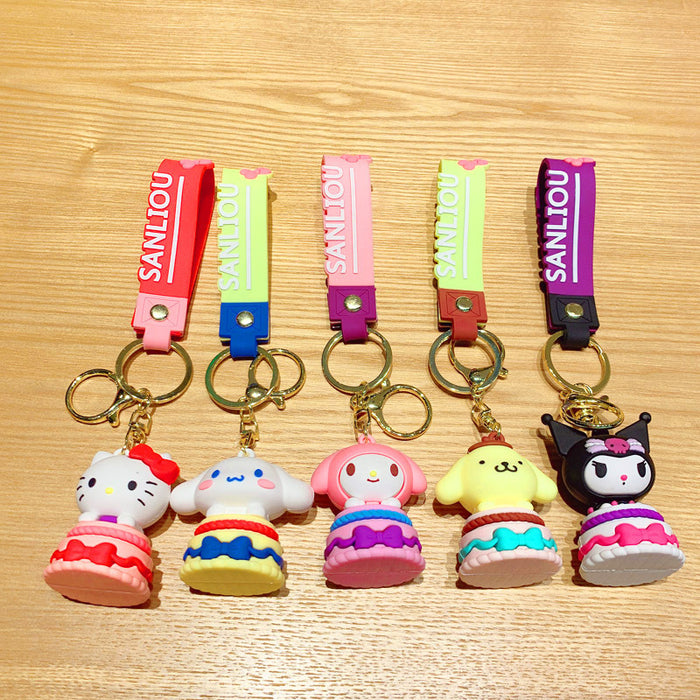 Wholesale Silicone Cartoon Doll Keychain JDC-KC-MingT089