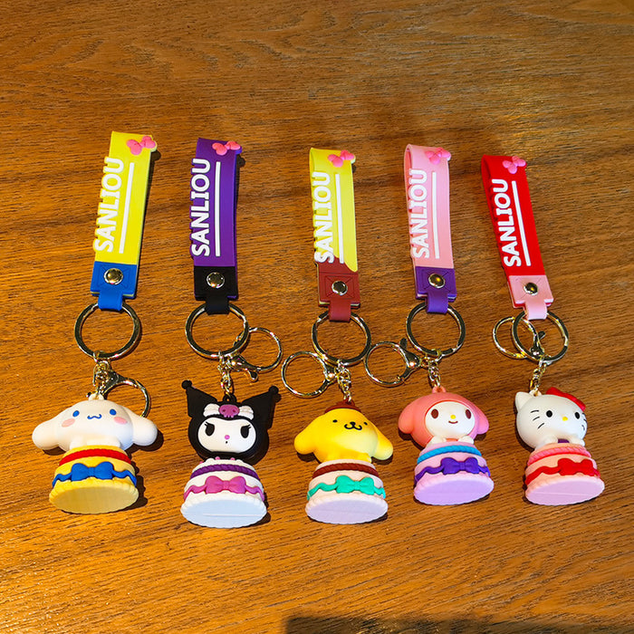 Wholesale Cartoon Doll Silicone Keychain JDC-KC-Tingm260