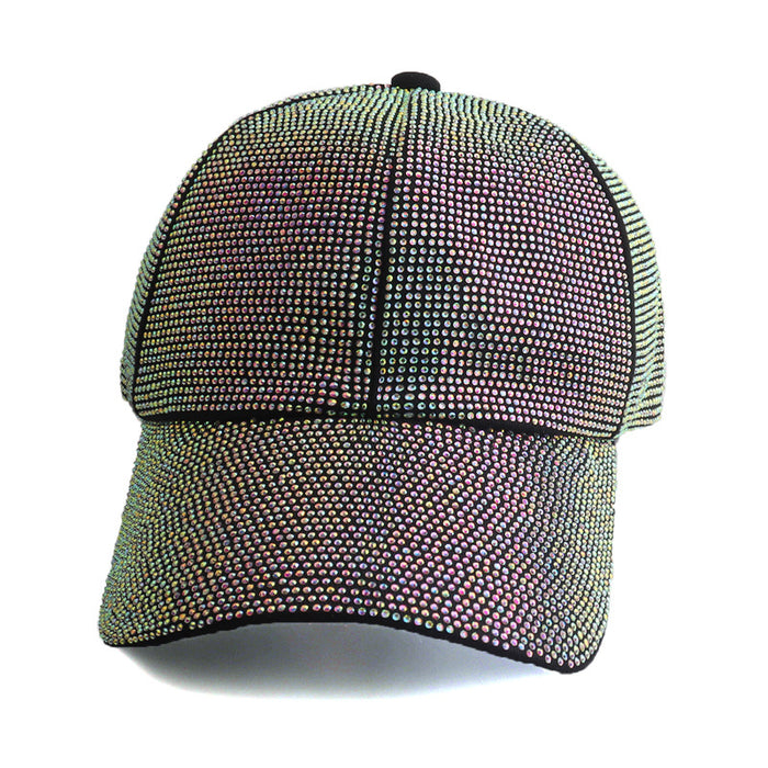 Wholesale Baseball cap with full rhinestone embellishment