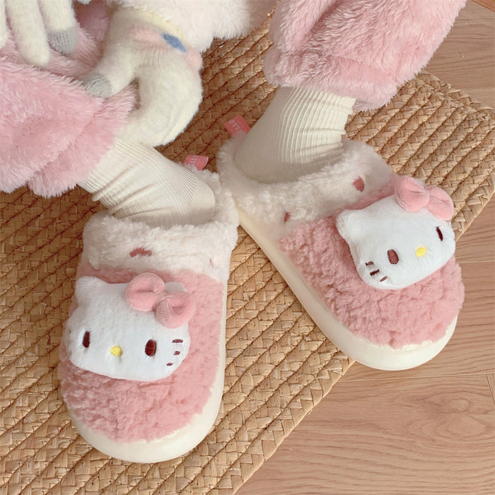 Wholesale Plush Cartoon Cotton Slippers (S) JDC-SP-RongHe001