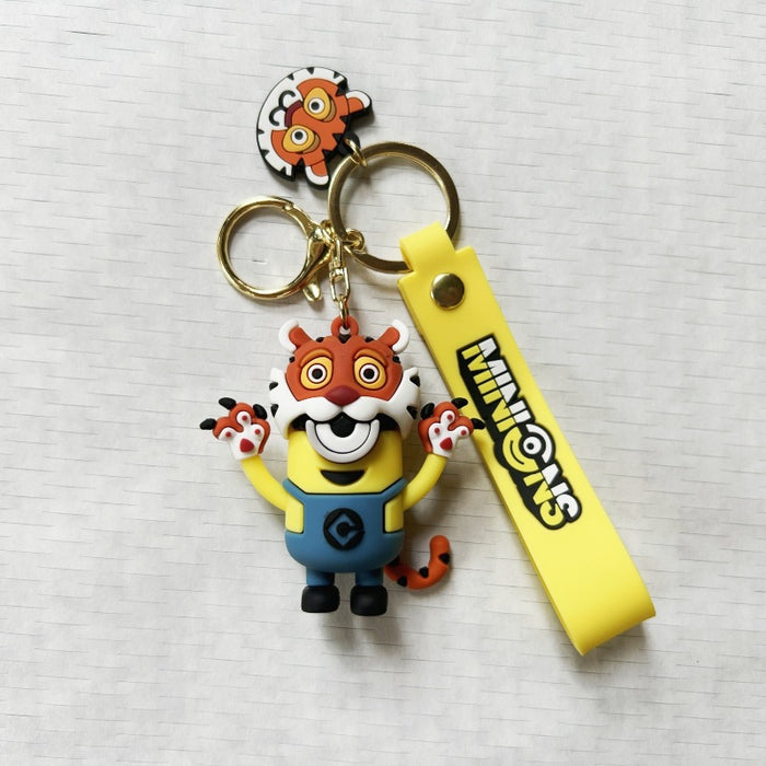 Wholesale Creative cartoon keychain pendant, cute PVC keychain doll pendant