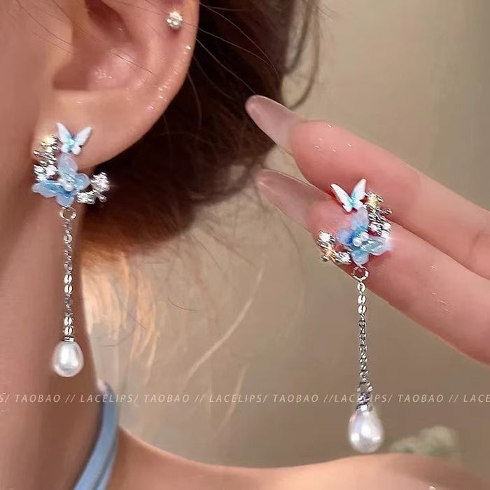 Wholesale Grape Theme Acrylic Earrings - Summer Fashion Jewelry Accessory Gift