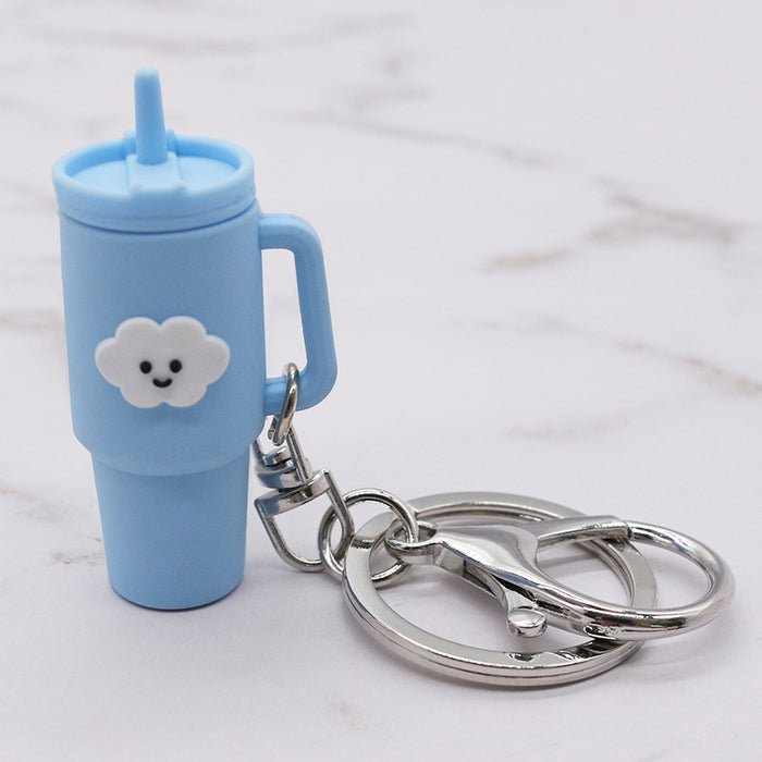 Wholesale Keychain Pendant Ice Bully Cup Key Chain Water Cup Decoration Accessories