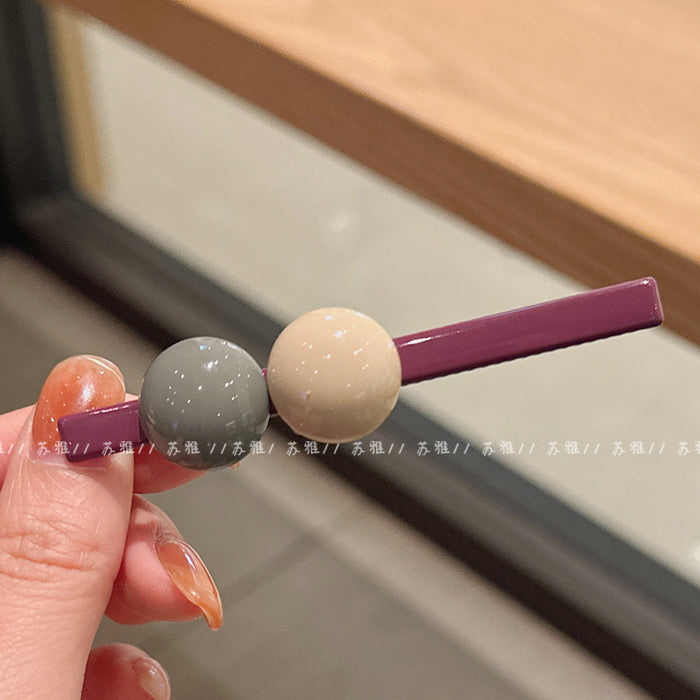 Wholesale   Color Bangs Hairpin Clip Women's Side Clip Hairpin Back Head Clip Headwear Duckbill Clip