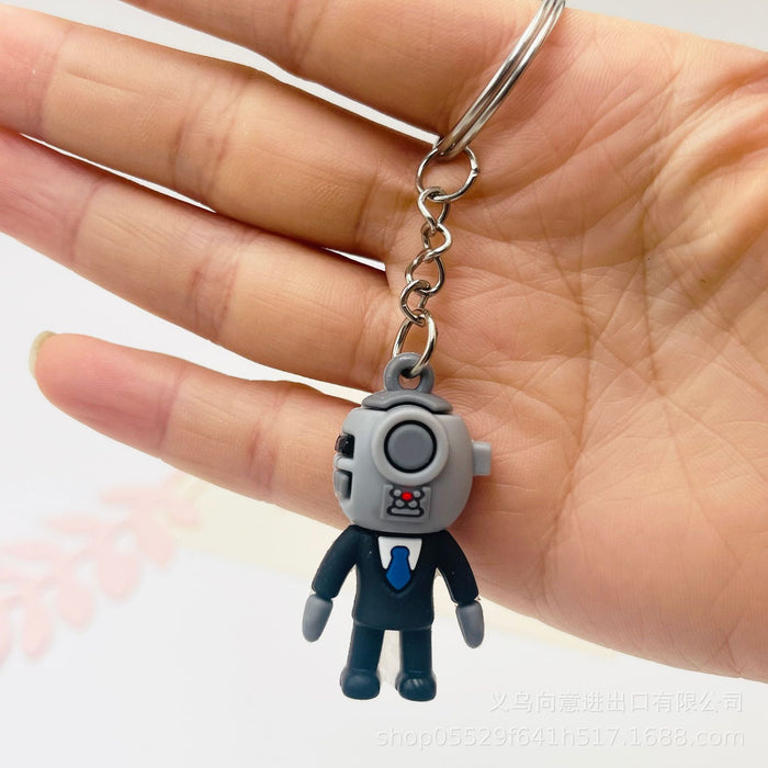 Wholesale Creative Cartoon Game PVC Soft Glue Keychain JDC-KC-XiangY070