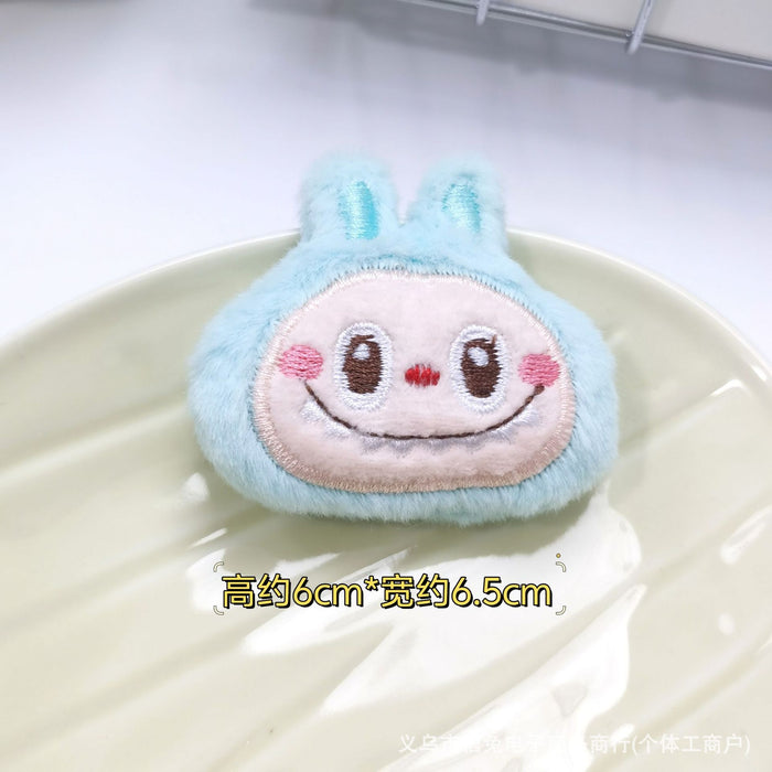 Wholesale Cute cartoon doll brooch rabbit bag key chain pendant plush small pendant