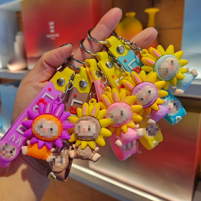 Wholesale Cartoon Little Sheep Keychain Cute Doll Couple Mobile Phone Bag Pendant Small Gift