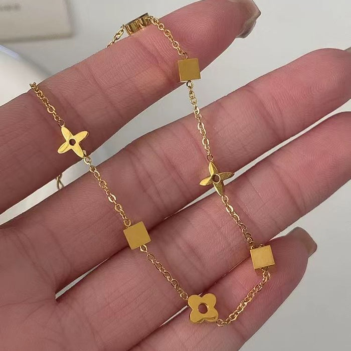 Wholesale Flower Bracelet Hand Jewelry  Non-fading Camellia Bracelet