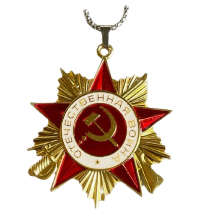 Wholesale Necklace, sickle, brooch, commemorative medal, student book, packaging decoration, metal badge