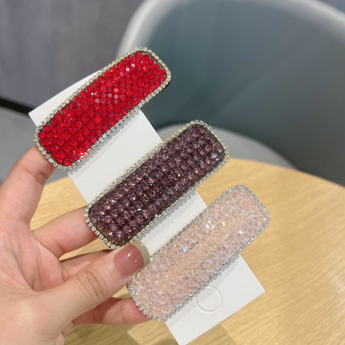 Wholesale Flash Full Diamond Hair Clip Side Hairpin Hair Accessories Headwear