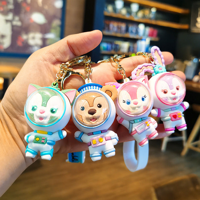 Wholesale Silicone Cartoon Doll Keychain JDC-KC-Tingm154