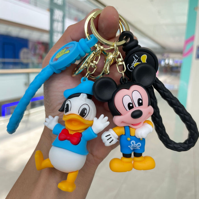 Wholesale Classic keychain cartoon doll backpack pendant car keychain