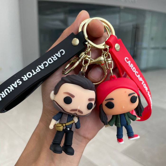 Wholesale Keychain 3D Cartoon Doll Car Keychain Bag Pendant Small Gift