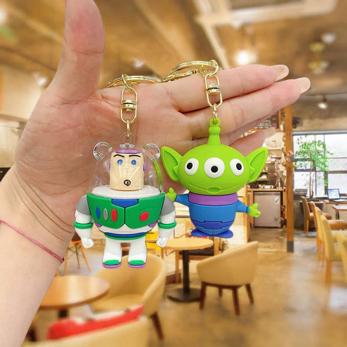 Wholesale Silicone Cartoon Doll Keychain JDC-KC-MingT226