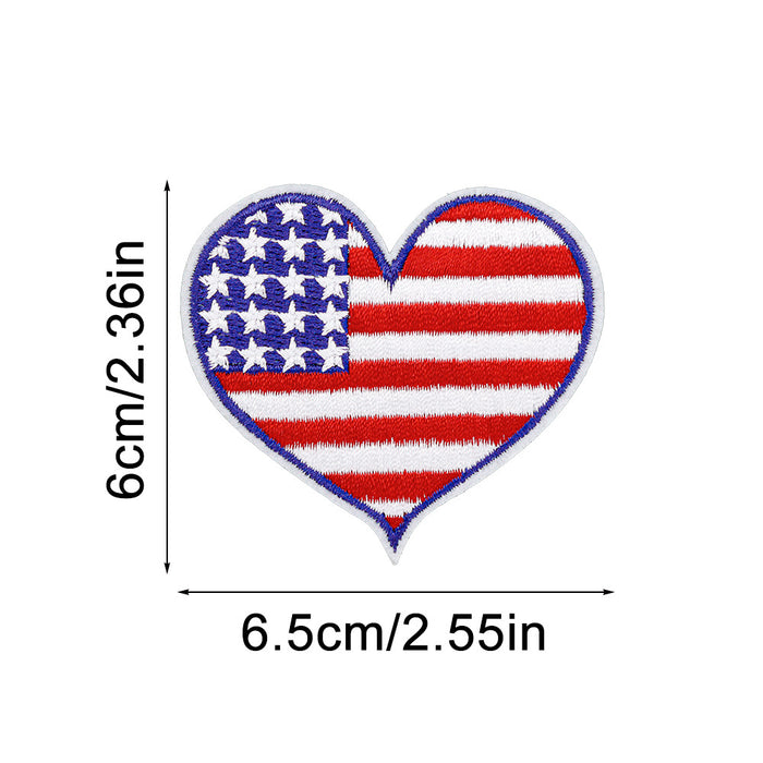 Wholesale Independence Day Embroidery DIY Patches