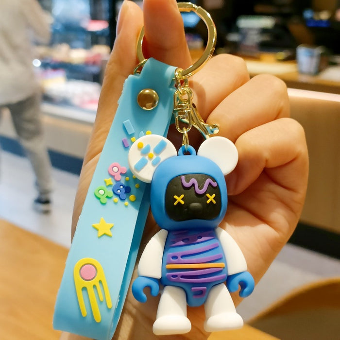 Wholesale Silicone Cartoon Doll Keychain JDC-KC-MingT211