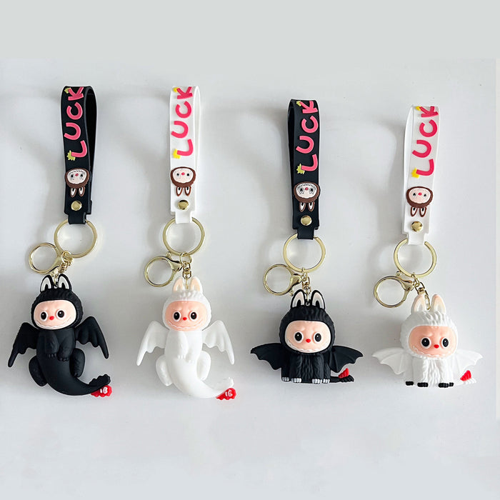 Wholesale  Keychain Little Sheep Cute Cartoon Soft Plastic Sheep Doll Pendant
