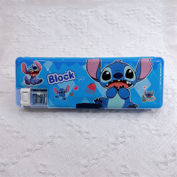 Wholesale Cartoon Pencil Sharpener Plastic Stationery Box JDC-PC-YaLL003