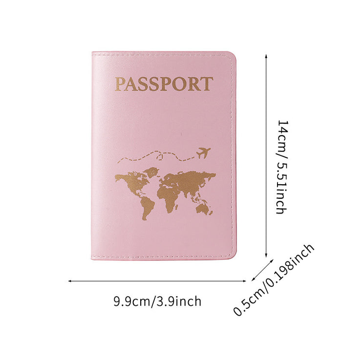 Wholesale Urban Simplicity Landscape PVC Passport Holder Green Boutique Travel Accessory MOQ≥3