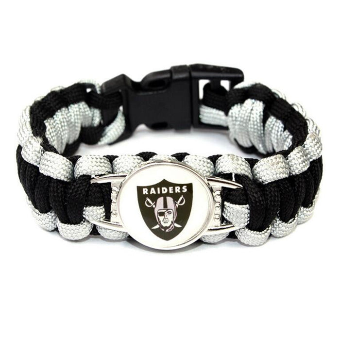 Wholesale Football  Alloy Buckle Woven Bracelet