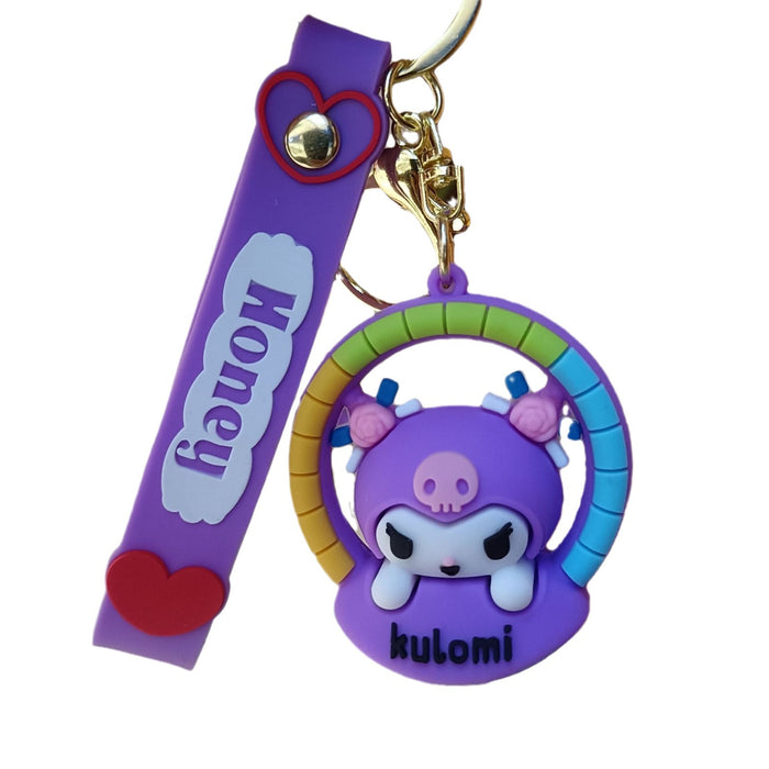 Wholesale PVC Cartoon Doll Keychain JDC-KC-KuangK009