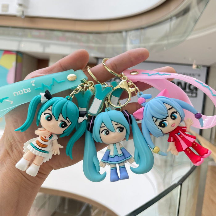 Wholesale Keychain cartoon pendant backpack ornament cute doll car keychain