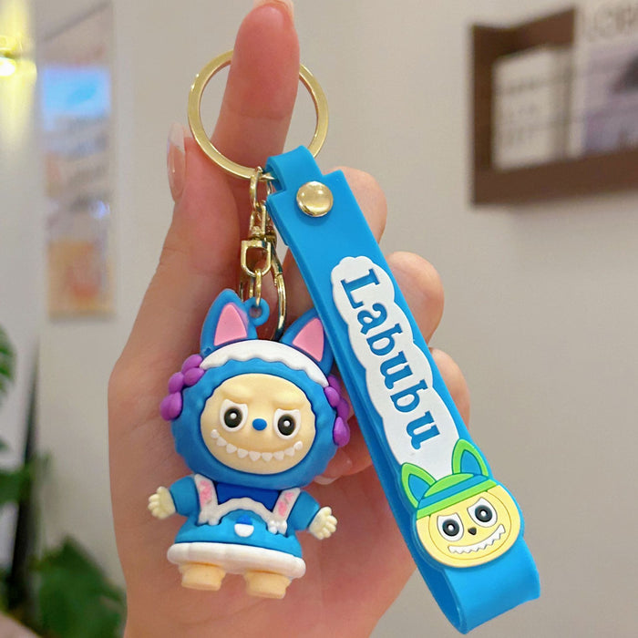 Wholesale Little Sheep Keychain Silicone Doll Pendant Keychain Accessory Small Gift Hanging Ornament