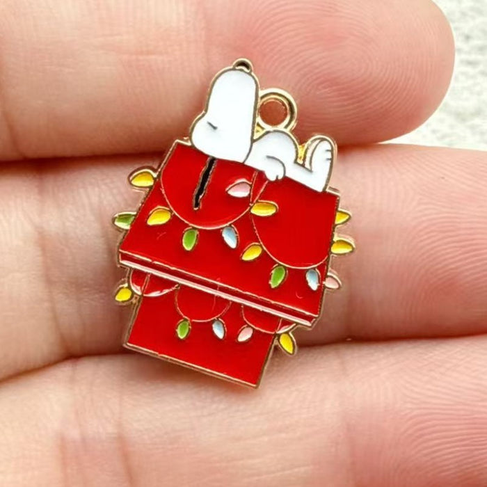 Wholesale 10 PCS Cute and able cartoon-style alloy enamel DIY Charms