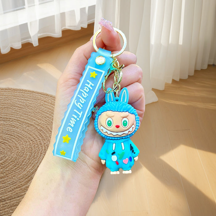 Wholesale Cartoon Plush Little Sheep Keychain Doll Car Couple Bag Pendant