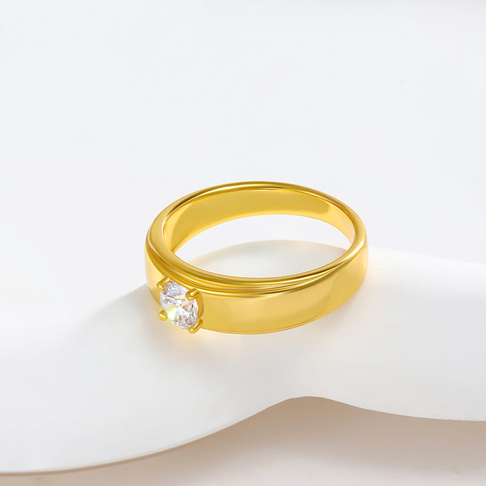 Wholesale Simple Light Luxury Temperament Open Ring for Women JDC-RS-XP003