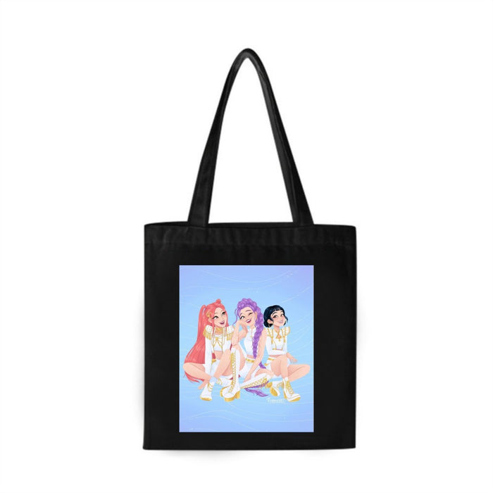 Wholesale Cute Kpop style portable and versatile canvas shoulder bag for women.