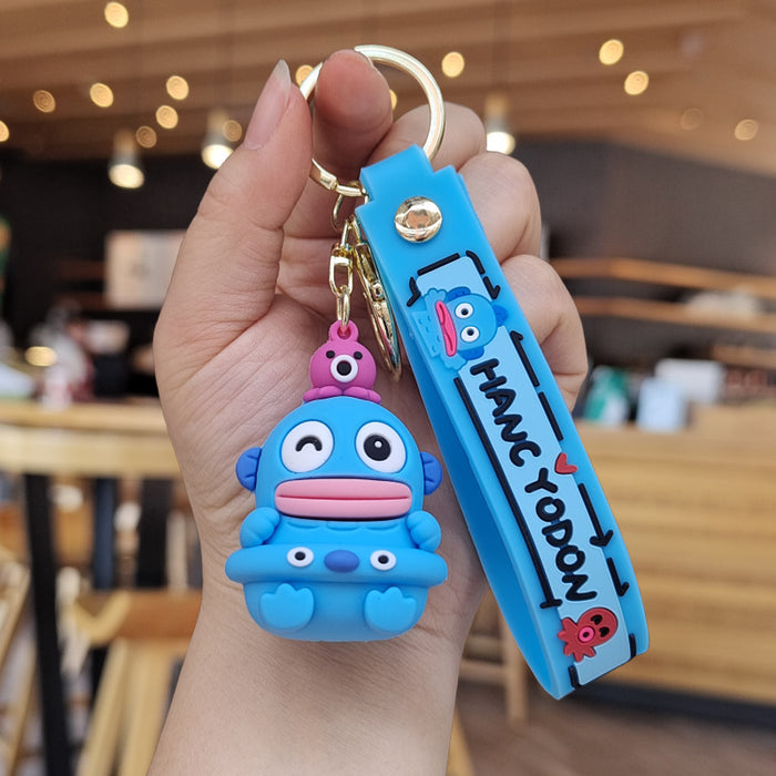 Wholesale Cartoon Silicone Doll Keychain JDC-KC-ZhuoRan029