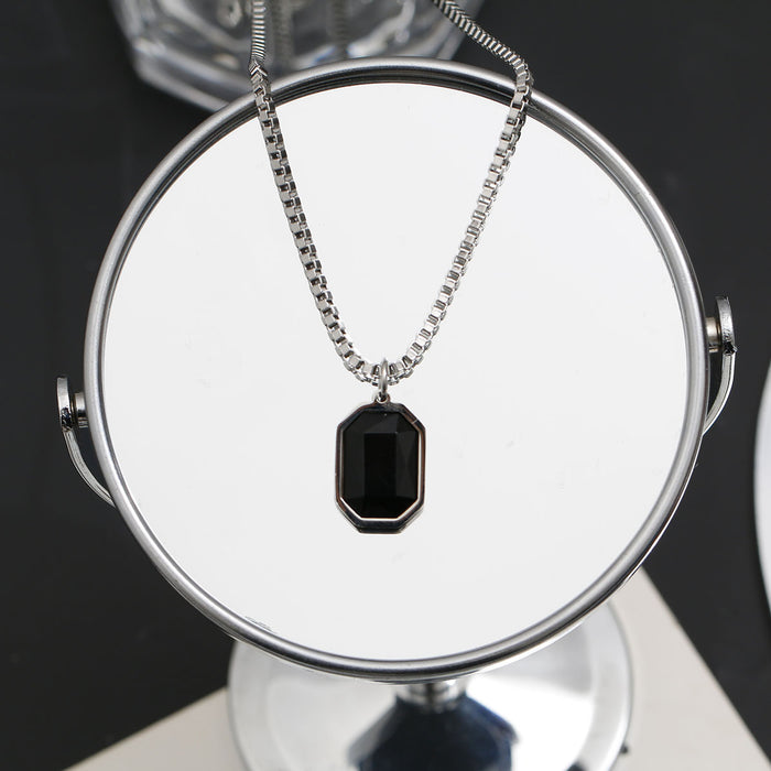 Wholesale  Square Geometric Necklace Women's