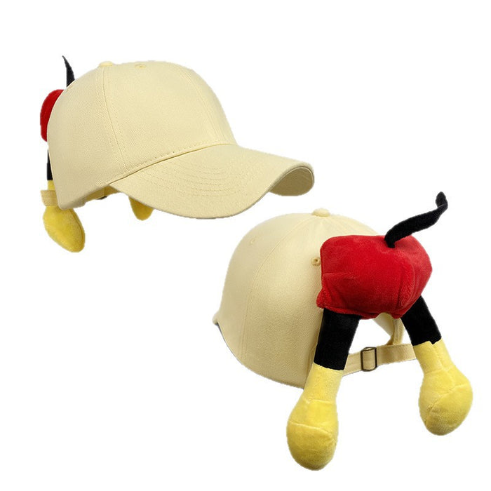 Wholesale Cartoon Butt Baseball Hat Cute Sunshade Duck Tongue Hat Versatile Sunscreen Hat